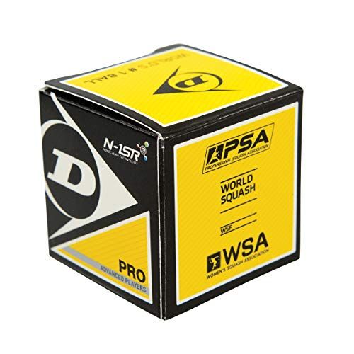  Dunlop DUNLOP Revelation Pro Squash Balls (Double Spot) - 1 Dozen, Yellow