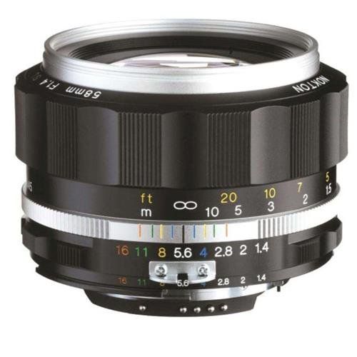  Voigtlander Nokton 58mm f1.4 SL II S Ai-S Lens, Silver
