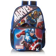 Marvel Little Boys Heroes Backpack with Lunch Box, Multi, One Size