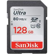 [아마존베스트]SanDisk 128GB Ultra UHS-I Class 10 SDXC Memory Card, Black, Standard Packaging (SDSDUNC-128G-GN6IN)