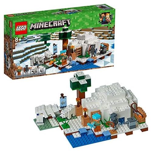  [아마존 핫딜]  [아마존핫딜]LEGO Minecraft 21142 The Polar Igloo, Minifiguren und Spielzeug