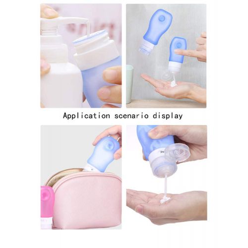  Approved Cosmetic bottle Travel bottle FDA certification Food grade silicone, 6 piece set
