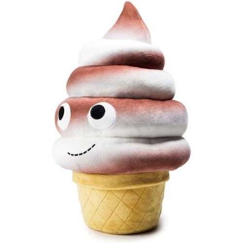 키드로봇 Kidrobot Yummy World Chocolate Swirl Soft 16 Inch Ice Cream Plush