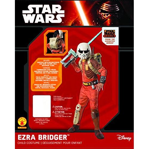  Rubies Star Wars Rebels Deluxe Ezra Costume, Child Medium