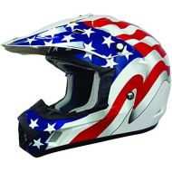 AFX FX-17 Freedom Helmet , Size: Lg, Primary Color: White, Helmet Type: Offroad Helmets, Helmet Category: Offroad, Distinct Name: White Flag, Gender: MensUnisex 0110-2377