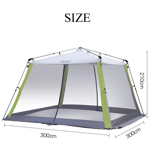  GOFEI Pop Up Gazebo with Better Ventilate and Anti-Mosquito,Waterproof and UV 50+ Protection of Festival Party Tent for Team Camping