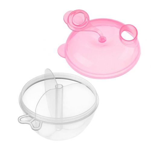  [아마존베스트]Accmor Baby Milk Powder Formula Dispenser, Non-Spill Formula Dispenser and Snack Storage Container, Pink.
