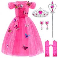 Party Chili Princess Cinderella Costume Girls Dress Up With Accessories 3-10 Years