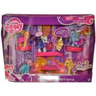 My Little Pony Exclusive Set Royal Ball At Canterlot Castle Twilight Sparkle, Pinkie Pie, Rainbow Dash, Fluttershy, Applejack, Rarity Spike the Dragon
