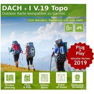 Kartenmanufaktur MK Dach V.19 - Outdoor Topo Karte passend fuer Garmin Navi - Perfekt zum Wandern, Geocachen, Bergsteigen und die Radtour