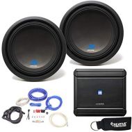 Alpine MRV-M500 Amplifier and Two S-W12D2 S-Series 12 Dual 2-Ohm Subwoofers - Includes Wire kit