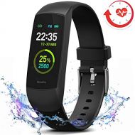 MorePro HRV Fitness Tracker with Heart Rate Blood Oxygen Saturation Monitor SpO2, Waterproof Color Screen Activity Health Trackers with Sleep Tracking Calorie Step Counter Pedomete