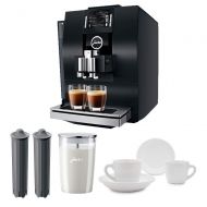 Jura 15182 Z6 Automatic Coffee Machine + Jura Glass Milk Container + Jura Smart Filter Cartridges + Cups