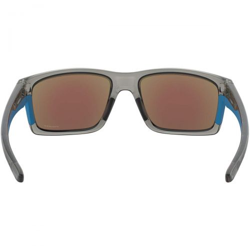 오클리 Oakley Mens Mainlink XL Sunglasses,OS,Grey Ink/Prizm Sapphire