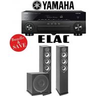 Elac F5.2 Debut 2.0 3.2-Ch Home Theater Speaker System with Yamaha AVENTAGE RX-A880 7.2-Channel 4K Network AV Receiver