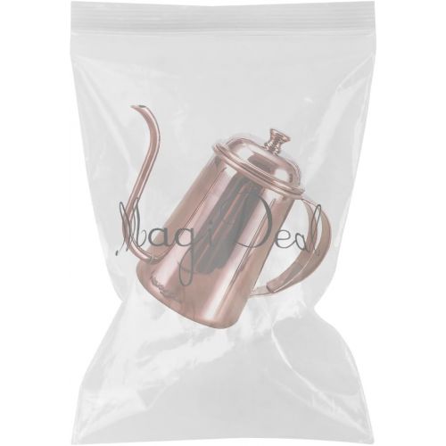  MagiDeal Kaffeekessel,Wasserkessel aus Edelstahl - Kaffee, Tee & Espresso Kaffee Kessel - Kaffeekanne Teekanne 650ml - Rose Gold, 16,5 x 9,5 cm