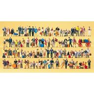 Preiser 13000 Railway personnel,travellers, passers-by. 100 exclusivelypainted miniature figures. Accessories