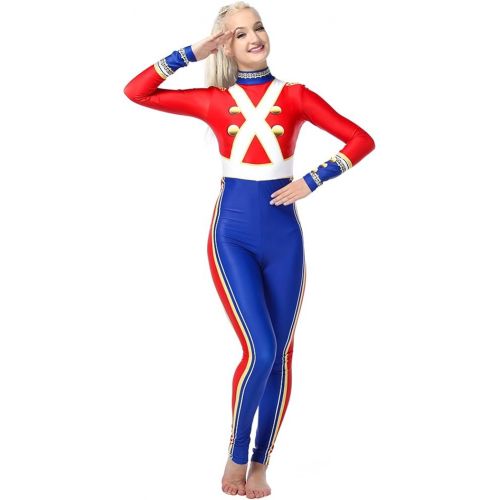  Alexandra Collection Youth Toy Soldier Full Body Unitard Dance Costume