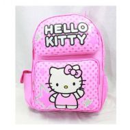 Licensed Hello Kitty Medium 14 School Backpack Bag - PINK STAR