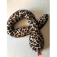Aunt Sandys Sewing Weighted animal - large weighted snake, 6 lbs - Lycra spandex fabric - great for calming and sensory, sensory toy