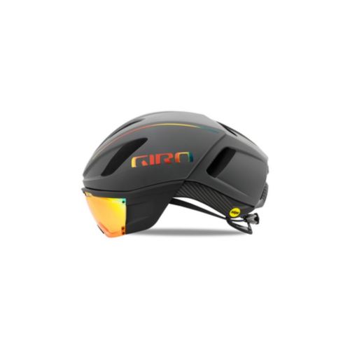  Giro Vanquish MIPS Matte Charcoal Firechrome Ironman Aero Bike Helmet Size Medium