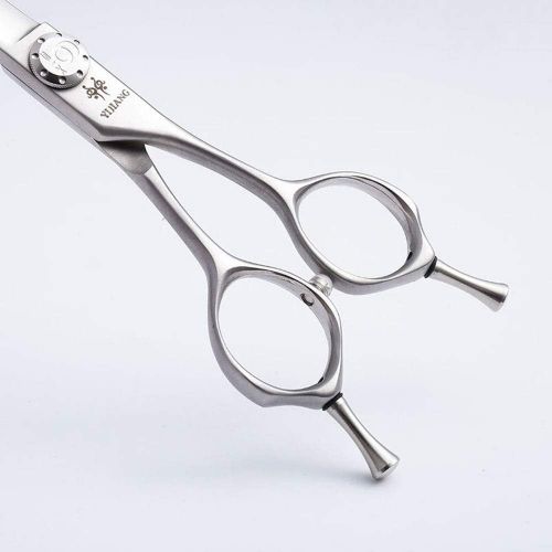  YAOSHIBIAN-shears 6.5 Inch Stainless Steel Pet Scissors, Dog Shape Warping Machete Stainless Shears (Color : Silver)
