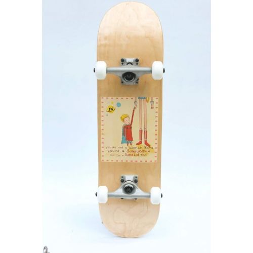  JIN Skateboard Shortboard Professionelles Vollpension-Set fuer Kinder 7.4 Groesse Geeignet fuer Kinder von 4 bis 11 Jahren