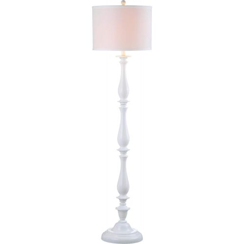  Safavieh Lighting Collection Bessie Candlestick White 62-inch Floor Lamp