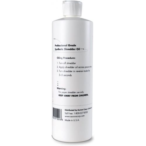 [아마존베스트]Aurora SL16 Professional Grade Synthetic Shredder Oil, 16 Oz Flip-Top Leak Proof Bottle
