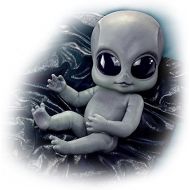 The Ashton-Drake Galleries Greyson Alien Ultra-Realistic Baby Doll with Blanket 16-inches