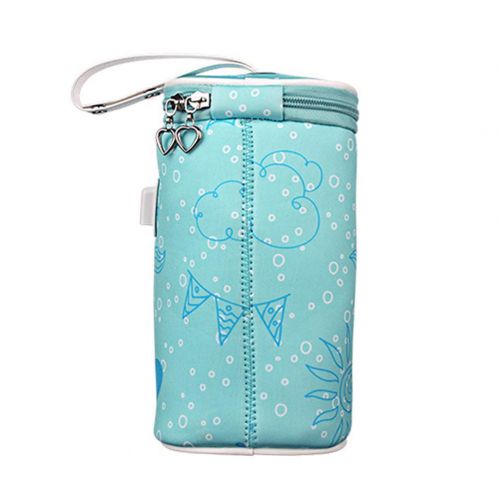  AITOCO Baby Flaschenwarmer Tasche Portable USB Heizung Muttermilchwarmer Tasche Isolierte Baby Bottle Bag zum Reisen