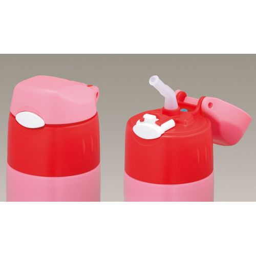써모스 Thermos vacuum insulation straw bottle Disney Minnie 0.4L pink FHL-400FDS P