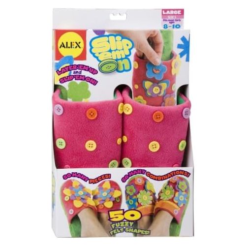  ALEX Toys Spa Slip em On Slippers Size 5