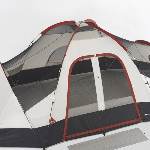 오자크트레일 Ozark Trail 8-Person Dome Tent with Removable Center Divider - MaroonGrey