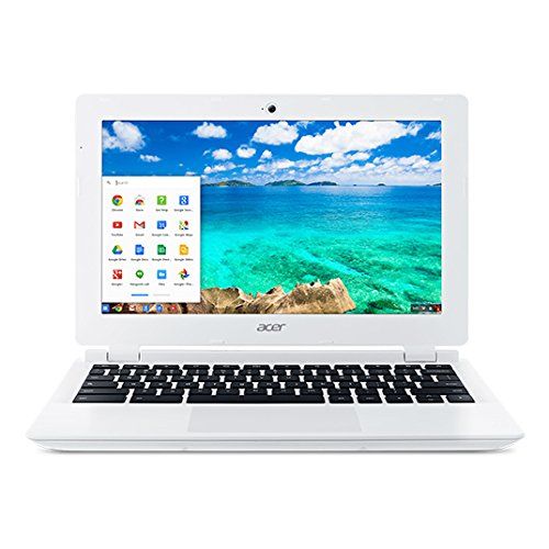 에이서 Acer Chromebook, 11.6-Inch, CB3-111-C670 (Intel Celeron, 2GB, 16GB SSD, White) Discontinued by Manufacturer