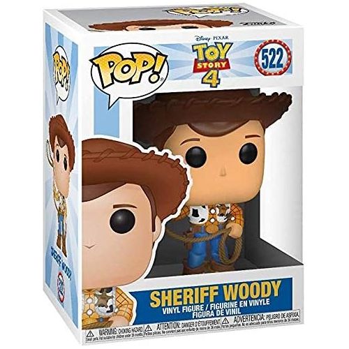 디즈니 Disney Pixar: Toy Story 4 - Sheriff Woody Funko Pop! Vinyl Figure (Includes Compatible Pop Box Protector Case)