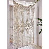 Flber Macrame Curtain Large Wall Hanging Bohemian Wedding Decor, 50 w x 75 h