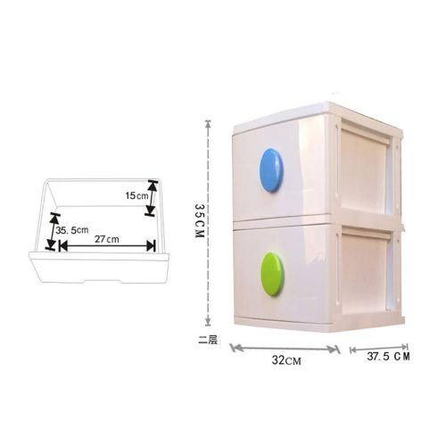  QSJY File Cabinets Document Storage Cabinet, Desktop Extension Drawer Office Organizer (Plastic) 3237.535CM (Color : A)