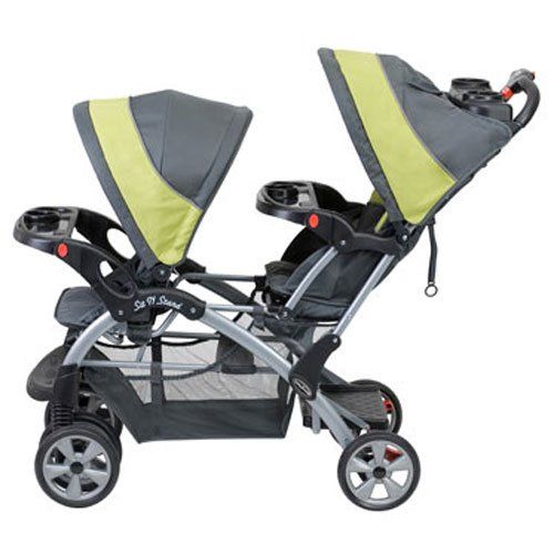  Baby Trend Sit n Stand Double Stroller, Optic Grey
