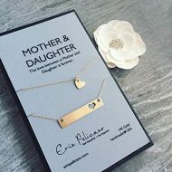 Erin Pelicano, ltd Mom Daughter Bar Necklace Set Mother of the Bride Gifts Mom Jewelry Mom Daughter Jewelry