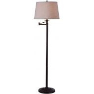 Kenroy Home 32215CBZ Riverside Swing Arm Floor Lamp, 16 x 16 x 58, Copper Bronze Finish