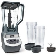 SharkNinja Ninja Professional Countertop Blender with 1100-Watt Base, 72oz Total Crushing Pitcher and (2) 16oz Cups for Frozen Drinks and Smoothies (BL660)