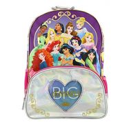 Disney Princess Girls 16 Inch School Backpack Bag (One Size, Purple/Pink)