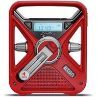 [아마존베스트]Eton American Red Cross Emergency NOAA Weather Radio with USB Smartphone Charger, LED Flashlight & Red Beacon