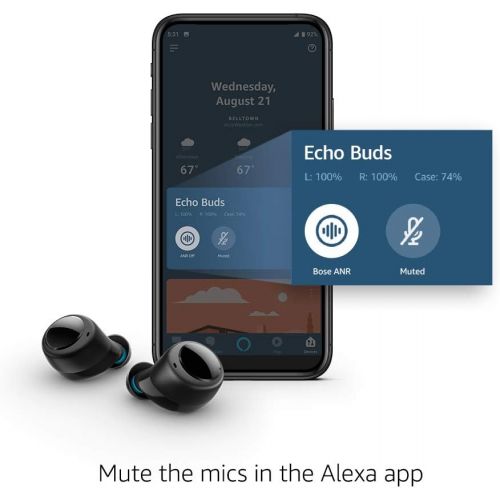  Amazon Introducing Echo Buds  Wireless earbuds with immersive sound, active noise reduction, and Alexa