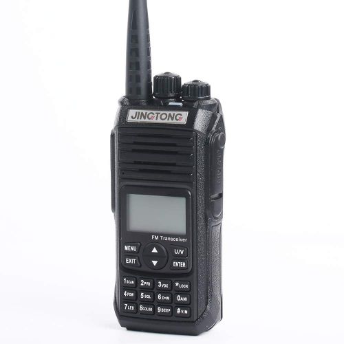  JingTong Jingtong JT-5988HP V2 High Power 12-Watt Tri-Power Dual Band Portable Two Way Radio (136-174Mhz VHF & 400-480Mhz UHF) Amateur Handheld Transceiver (Ham)