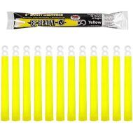 Be Ready Yellow Glow Sticks - Industrial Grade 12 Hour Illumination Emergency Safety Chemical Light Glow Sticks
