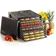 Excalibur 3926TB 9-Tray Electric Food Dehydrator with Temperature Settings and 26-hour Timer Automatic Shut Off for Faster and Efficient Drying Includes Guide to Dehydration Made i
