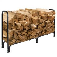 BEST CHOICE PRODUCTS Best Choice Products 8 Firewood Log Rack Large Wood Storage Holder With Cover Heavy Duty Metal Rack
