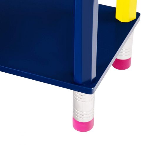  AyaMastro Kids Colorful 19 3-Tier Storage Bookshelf Bookcase Shelf Rack wNon-Toxic with Ebook